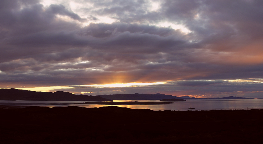Sunset over Raasay